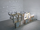Ian Burns sculpture. Progression. 2011