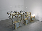 Ian Burns sculpture. Progression. 2011