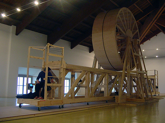 Ian Burns sculpture.The Information Process. 2005