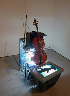 Ian Burns sculpture. Pond. 2010