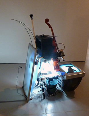 Ian Burns sculpture. Pond. 2010