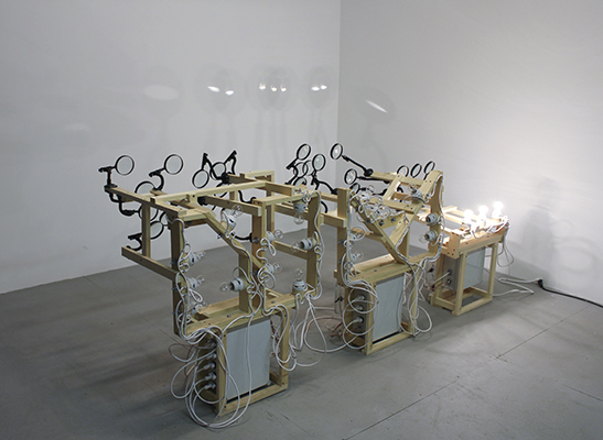 Ian Burns sculpture. Prog. 2011