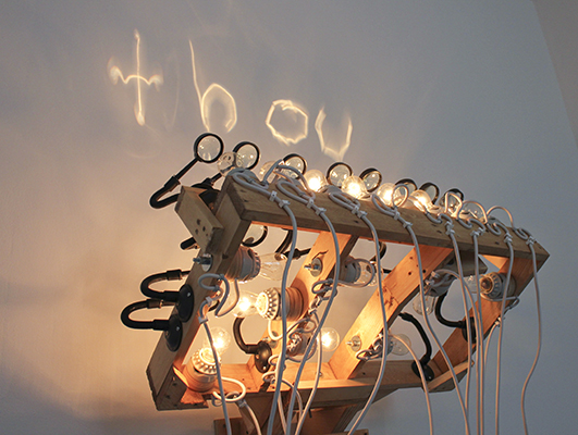 Ian Burns sculpture. increments. 2011