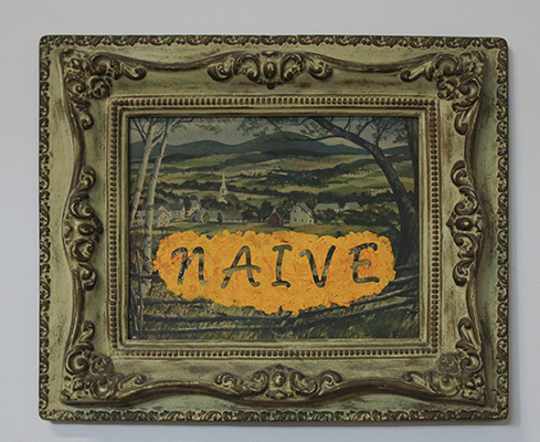Ian Burns artwork. naive. 2017