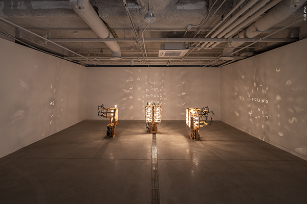 Ian Burns sculpture, installed at SUMA. 2020
