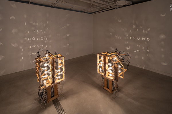 Ian Burns sculpture, installed at SUMA. 2020